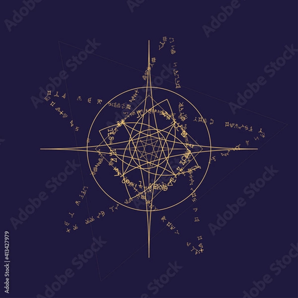 Fototapeta Magic Circle