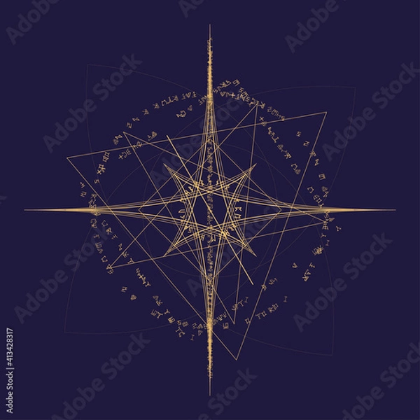 Fototapeta Magic Circle