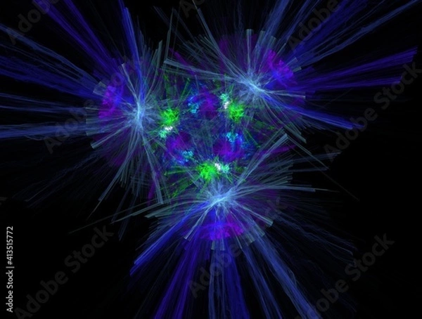 Fototapeta Imaginatory fractal background Image