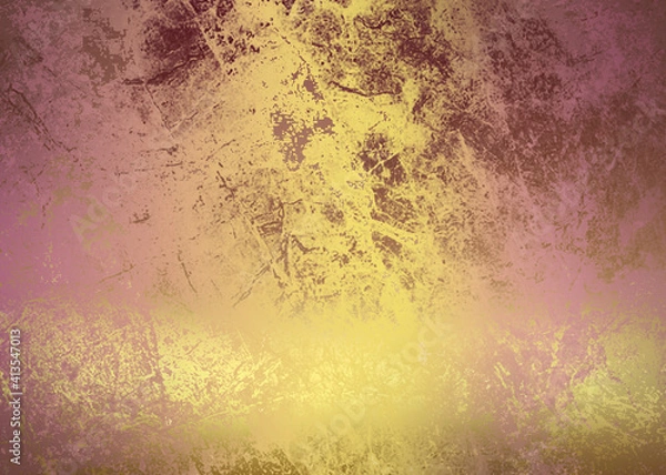 Fototapeta Golden abstract  decorative paper texture  background  for  artwork  - Illustration