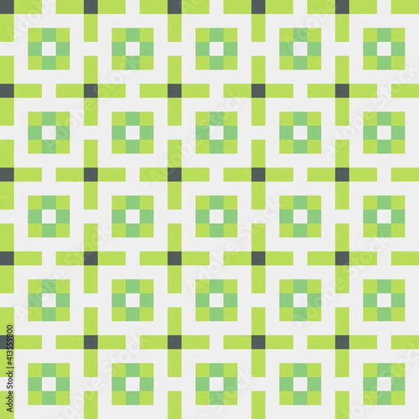 Obraz Abstract Cross Pattern generative computational art illustration
