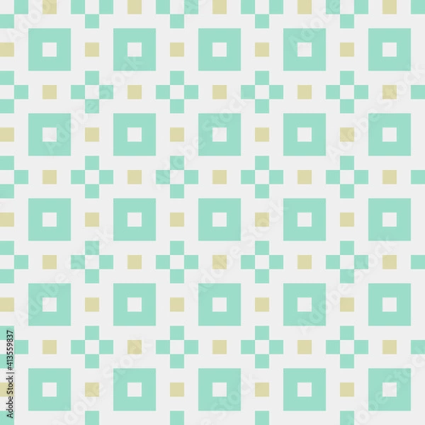 Obraz Abstract Cross Pattern generative computational art illustration