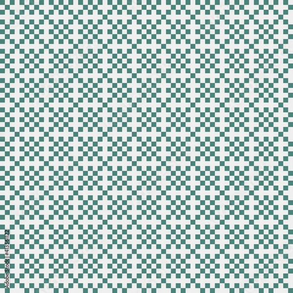 Fototapeta Abstract Cross Pattern generative computational art illustration