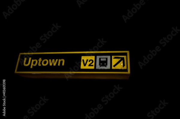 Obraz residential area sign