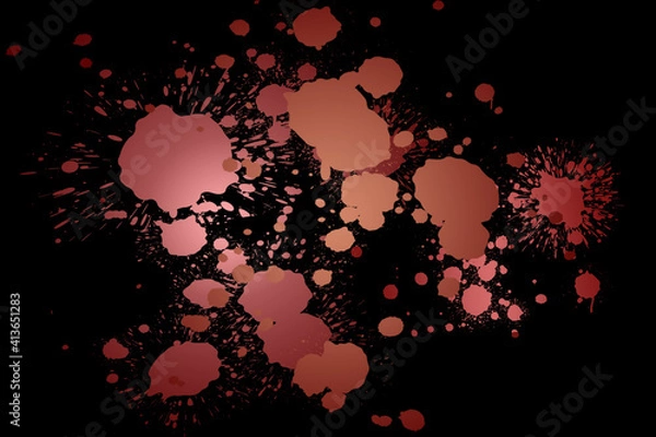 Obraz Background paint splashes gradient Color transition