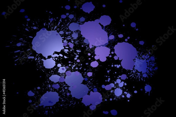 Obraz Background paint splashes gradient Color transition