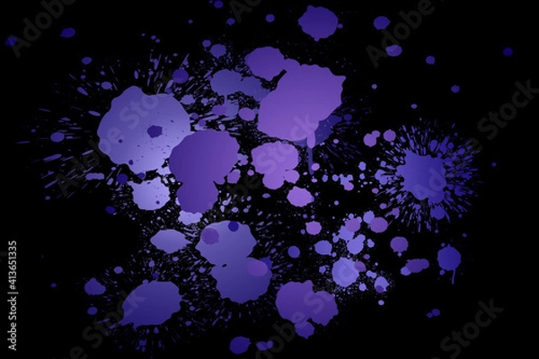 Obraz Background paint splashes gradient Color transition