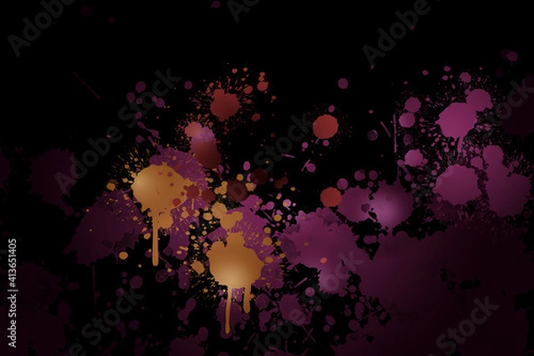 Obraz Background paint splashes gradient Color transition