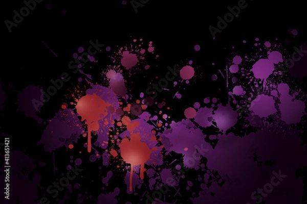 Obraz Background paint splashes gradient Color transition