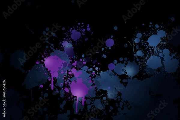Obraz Background paint splashes gradient Color transition