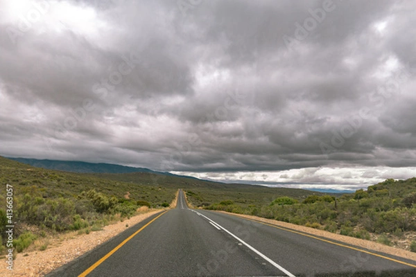 Fototapeta Lone road