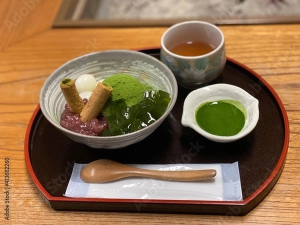 Fototapeta 京都でおやつ