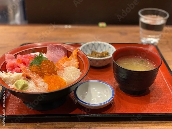 Fototapeta 海鮮丼