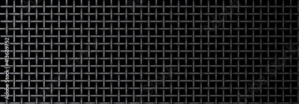 Obraz Seamless metal grid.