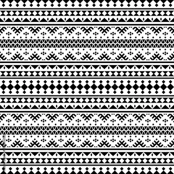 Fototapeta Seamless ethnic pattern texture background