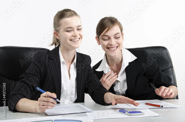 Fototapeta roześmiane pracownice