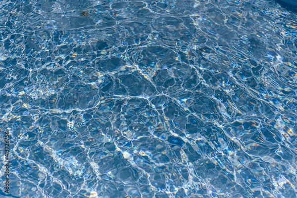 Fototapeta blue water surface