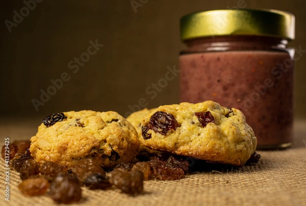 Obraz oatmeal cookies