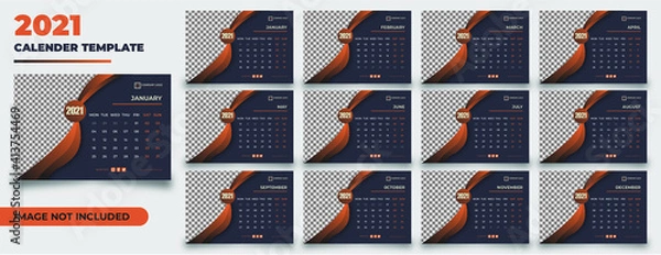 Obraz Calendar Design 