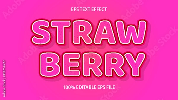 Obraz EPS Editable text effect design