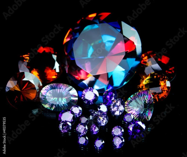 Obraz Faceted Gemstone Collection