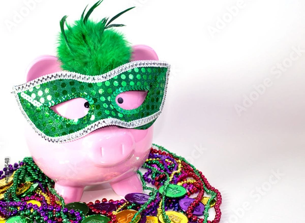 Obraz Mardi Gras Pig