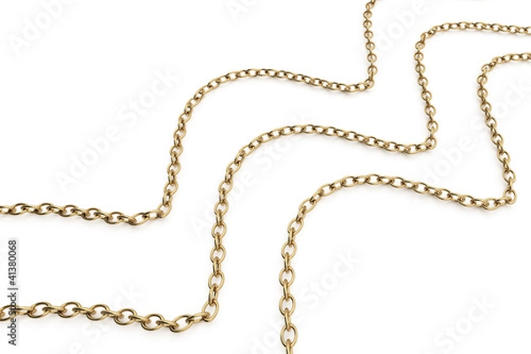 Fototapeta gold chains