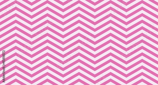 Fototapeta Background pattern for children's clothes, fabrics and web pages. Pink vector lines formed in a zigzag shape