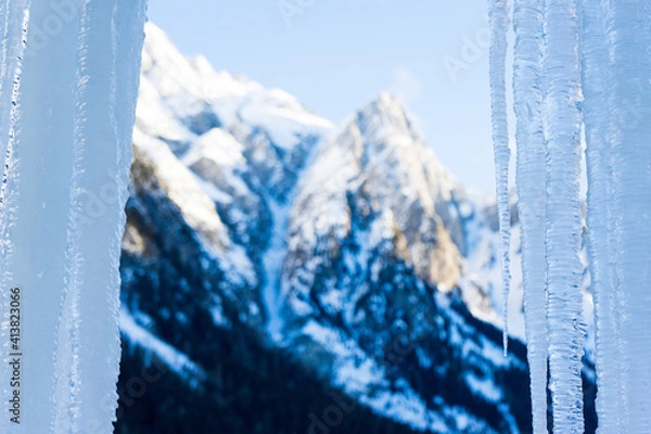 Obraz ice at the window