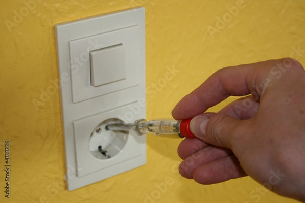 Fototapeta Phasenprüfer