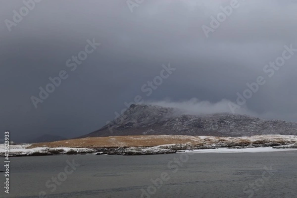 Obraz snow covered mountain, scotland