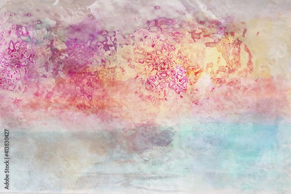 Fototapeta Textur oder Hintergrund in sanften Pastelltönen mit pink