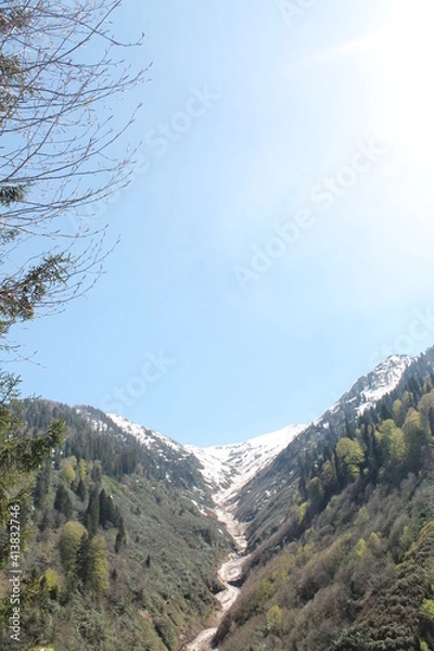 Fototapeta landscape with sky