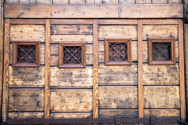Obraz old wooden window