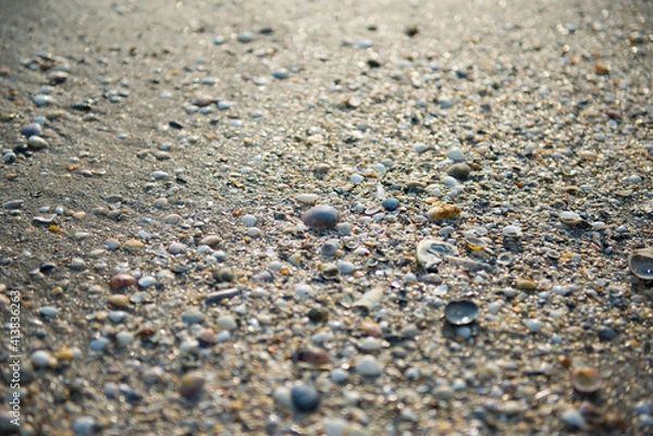 Obraz pebbles on the beach