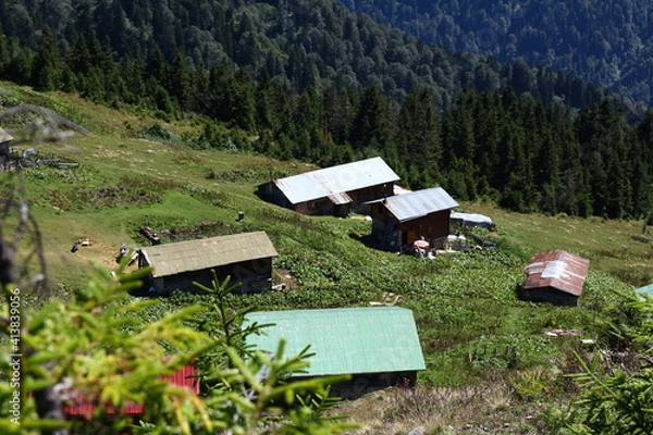 Fototapeta table in the mountains
