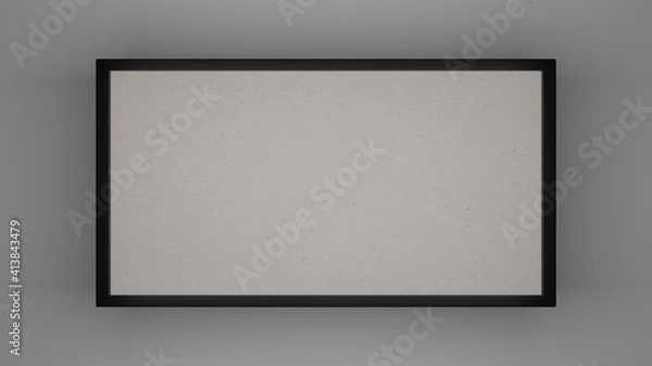 Obraz frame on wall empty white 