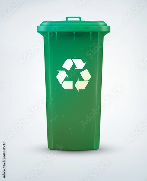 Fototapeta Recycle bin