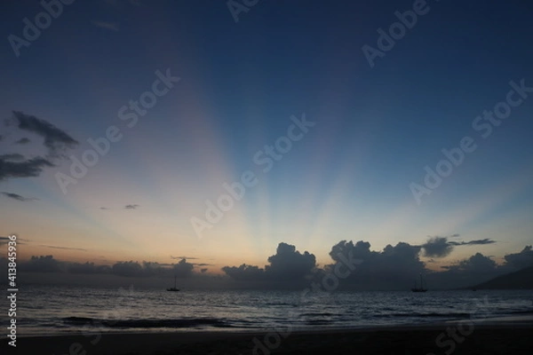 Obraz sunset over the sea