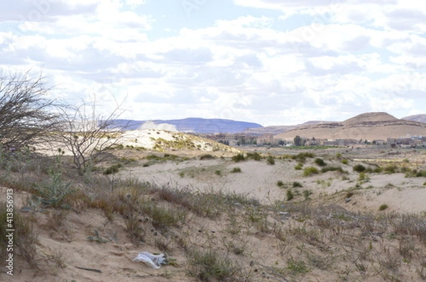 Obraz landscape with sky and clouds