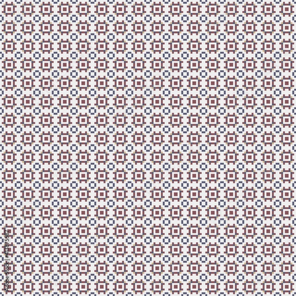 Fototapeta Abstract Cross Pattern generative computational art illustration