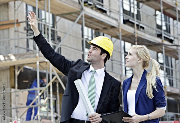 Obraz Team auf der Baustelle_2