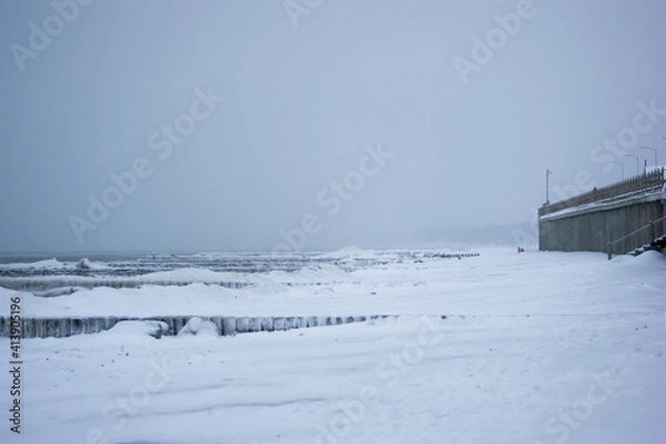 Obraz winter baltic sea