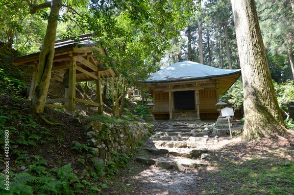 Fototapeta 比叡山延暦寺　西塔　椿堂　滋賀県大津市