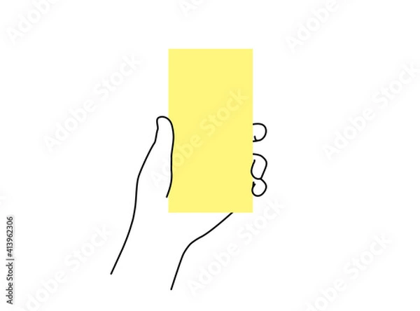 Fototapeta ガジェットを持っている手