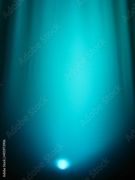 Obraz Turquoise background spotlight gradient effect