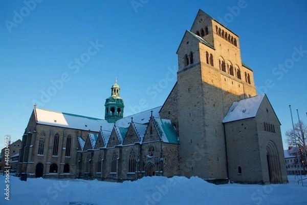 Obraz Dom Hildesheim im Winter