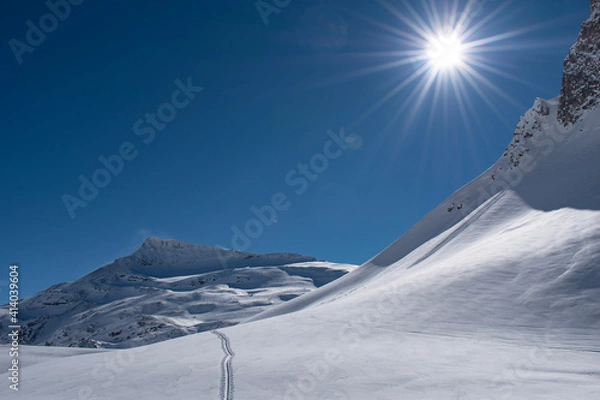 Obraz ski resort in winter