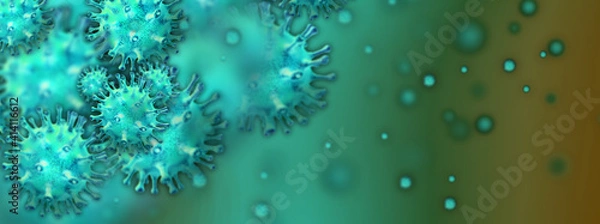 Fototapeta wirus