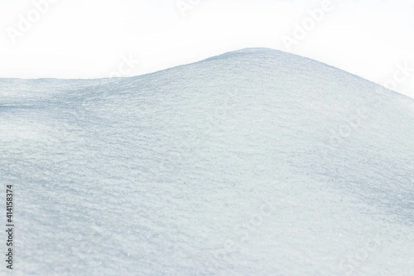 Obraz winter snow hill cover isolate